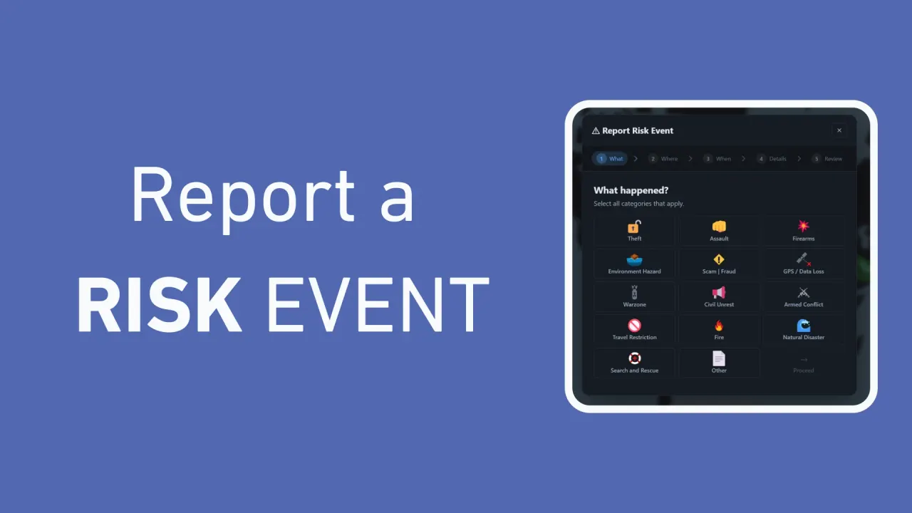 How to Report Risk Events on WAKETRACE