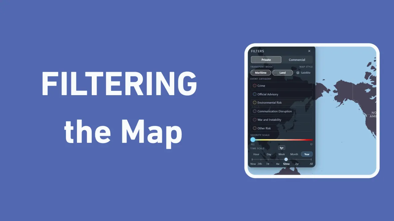 How to Filter the WAKETRACE Map